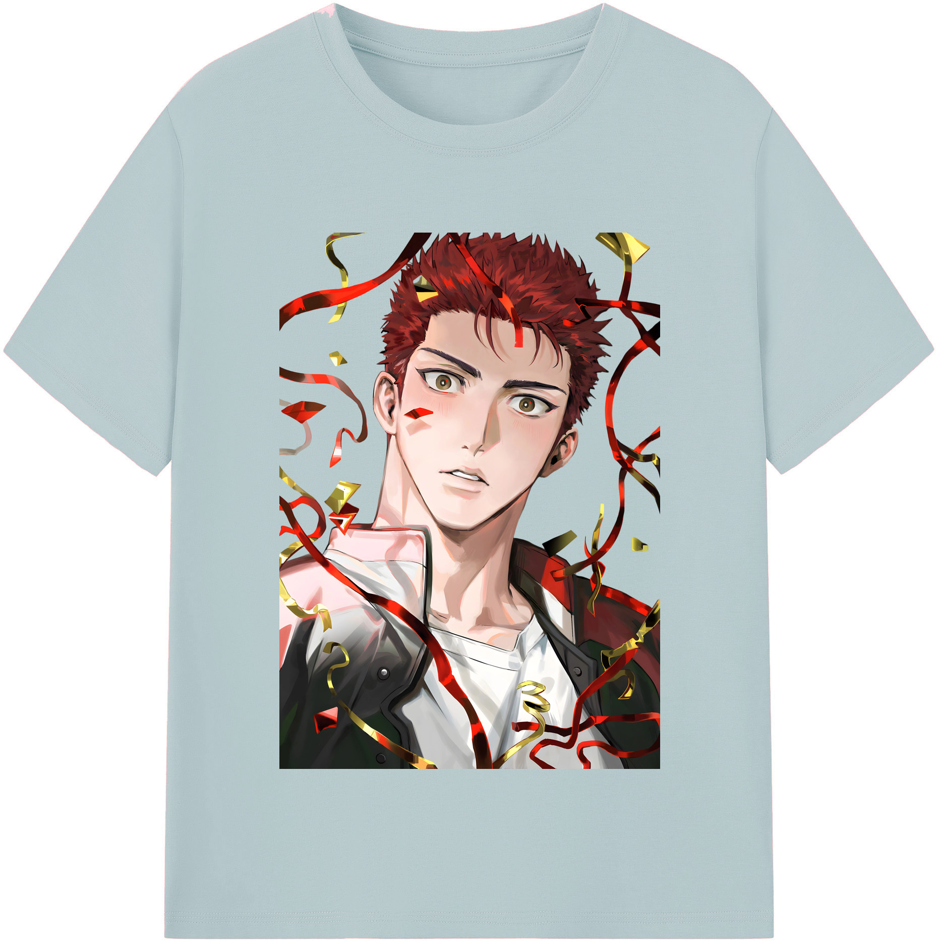 SLAM DUNK／スラムダンク 綿100％半袖Tシャツ（フロントプリント）